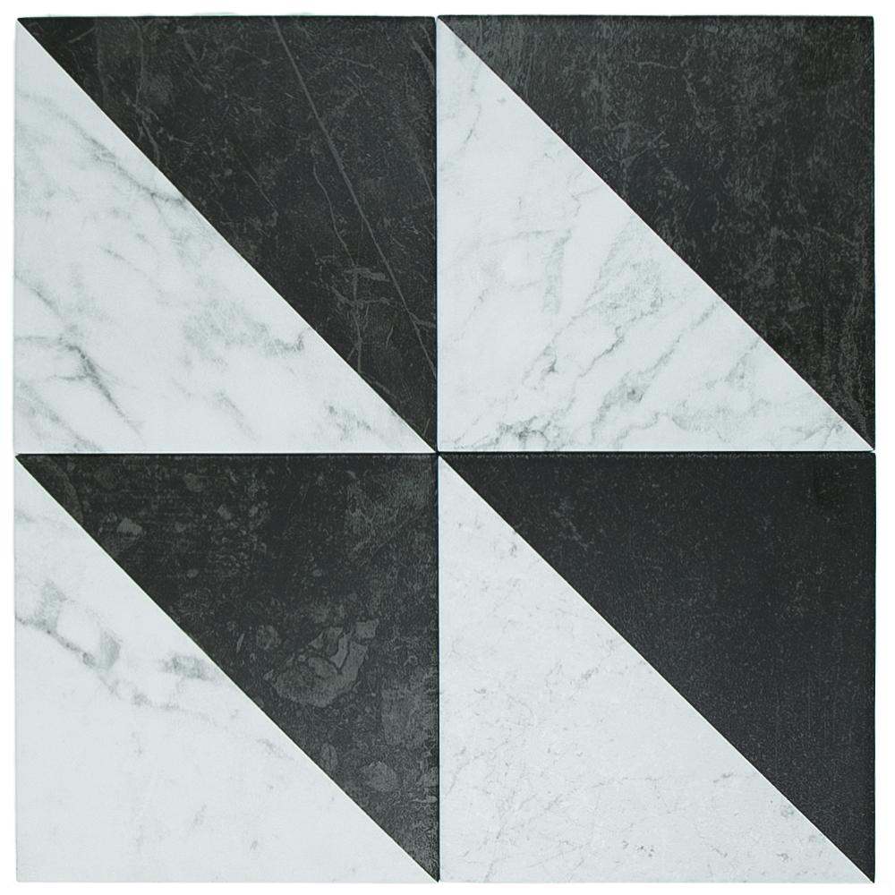 Wufto Diagonal Black White