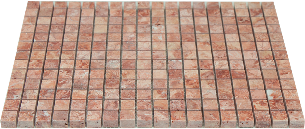 Mosaic Border Plain Red