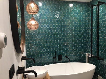 Zellige Atlas Petrol Hexagone