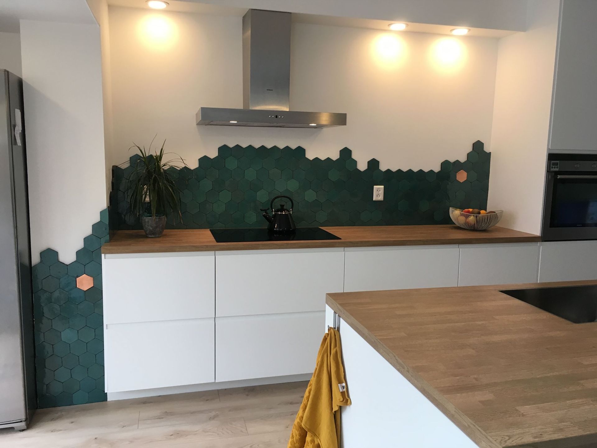 Zellige Atlas Petrol Hexagone