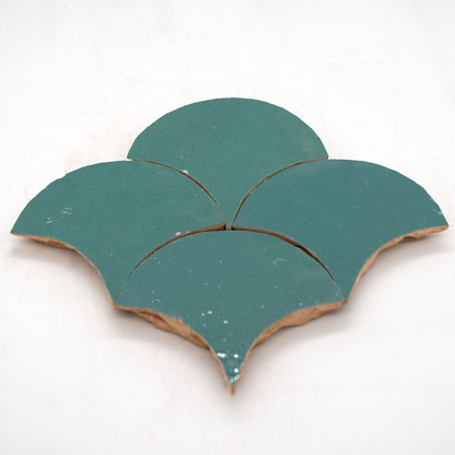 Zellige Atlas Petrol Poisson Echelles