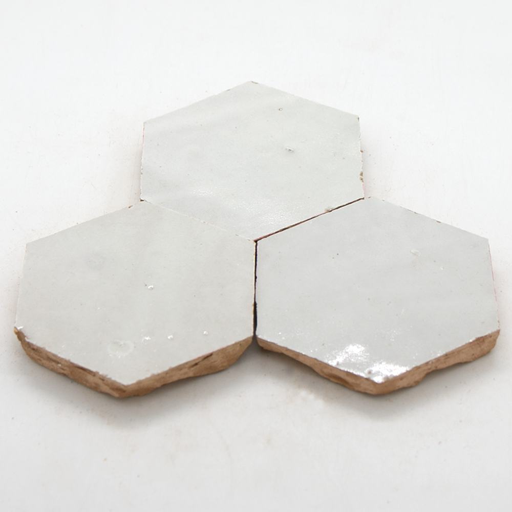 SAM Zellige Blanc Hexagone