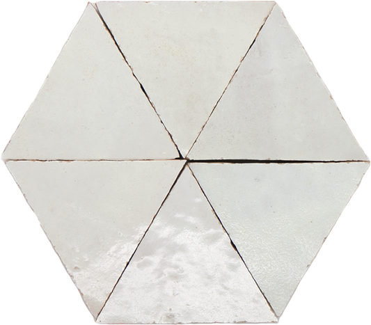 Zellige Blanc Triangle