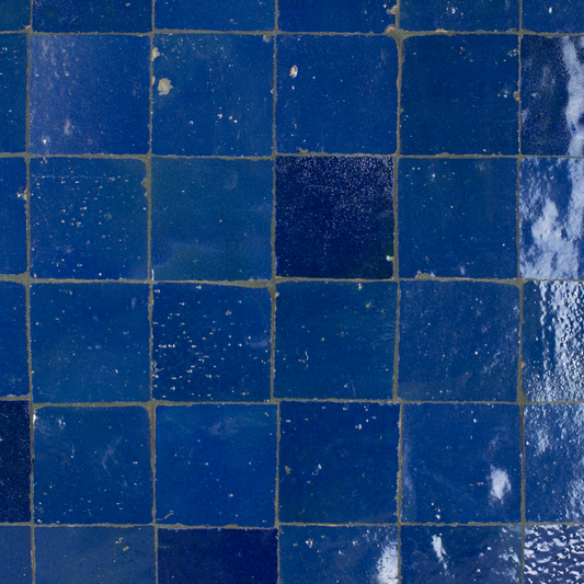 Zellige Bleu Foncee