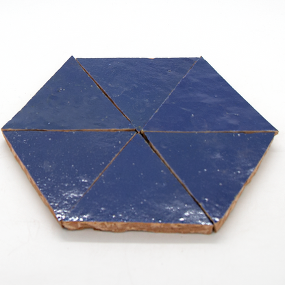 Zellige Bleu Foncee Triangle
