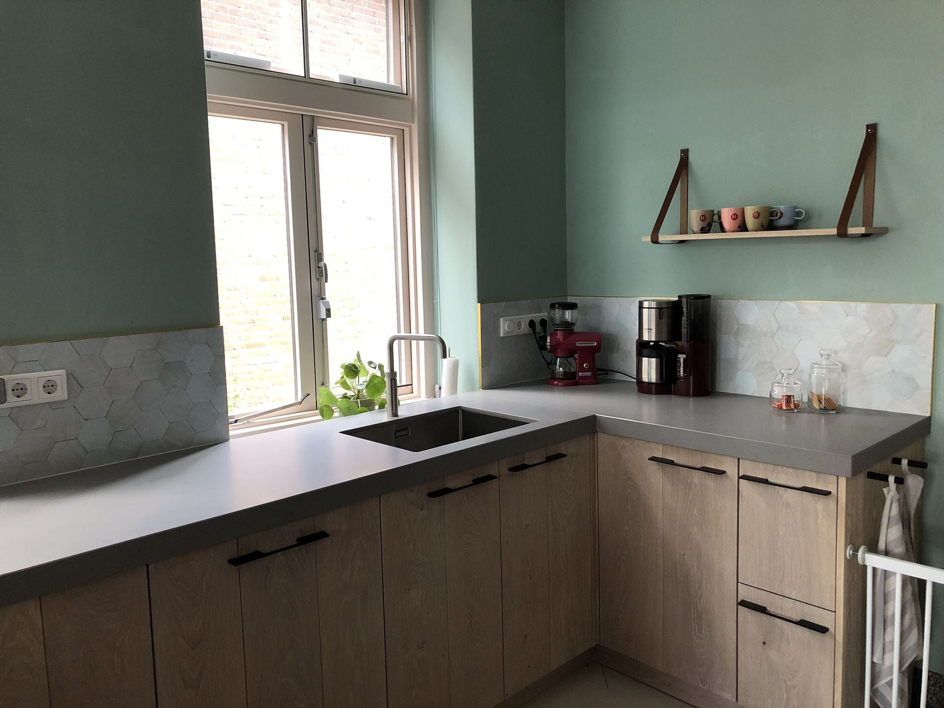 Zellige Bleu Lumiere Hexagone