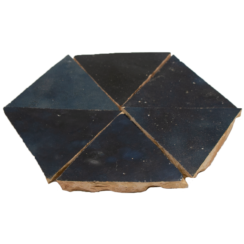 Zellige Bleu Nuit Triangle
