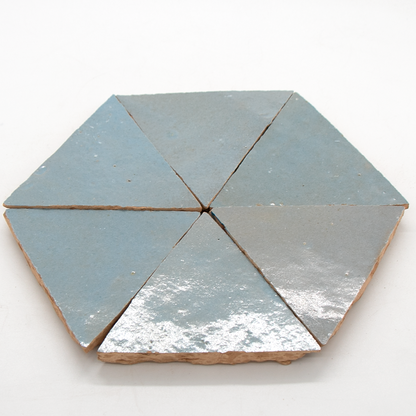 Zellige Bleu Lumiere Triangle