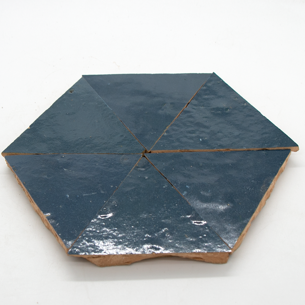 Zellige Bleu Marine Triangle
