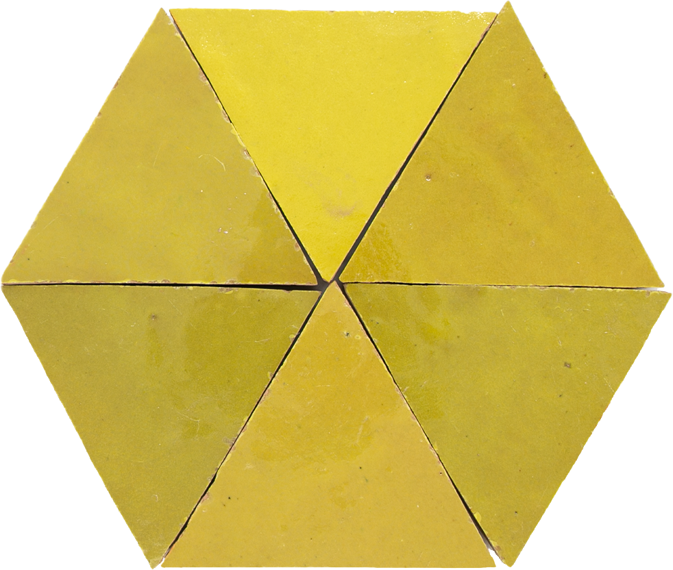 Zellige Citron Triangle