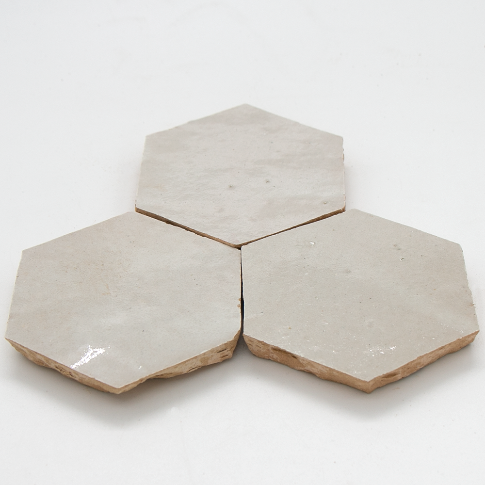 SAM Zellige Ecru Hexagone