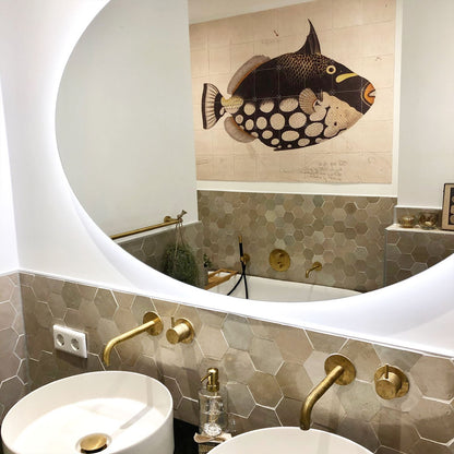 Zellige Ecru Hexagone