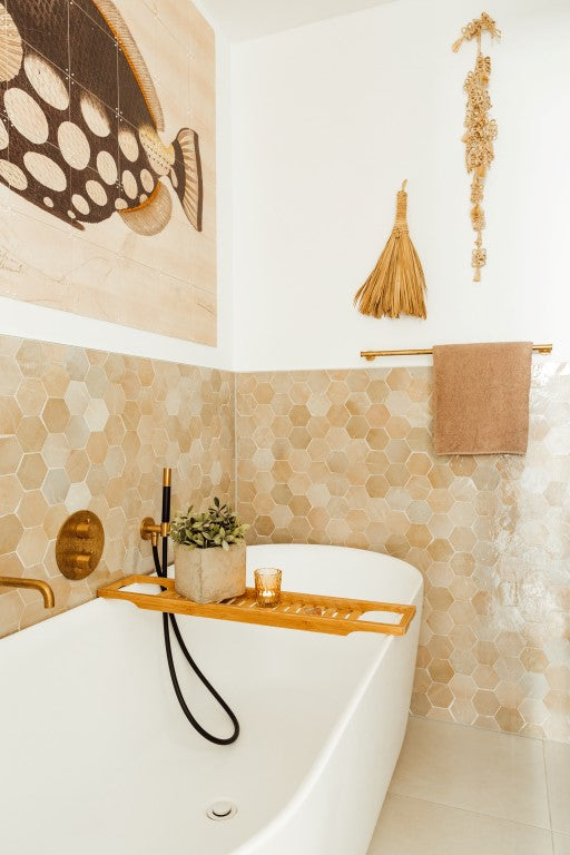 Zellige Ecru Hexagone