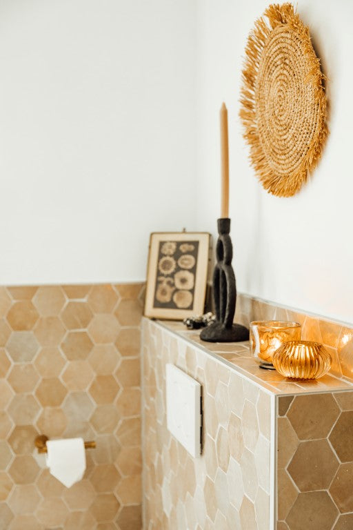 Zellige Ecru Hexagone