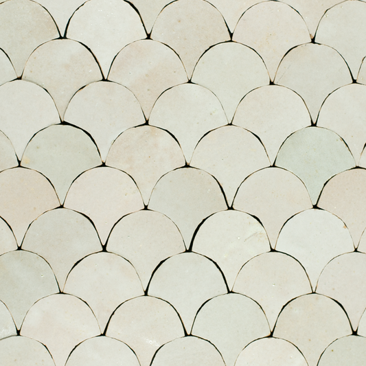 Zellige Ecru Poisson Echelles