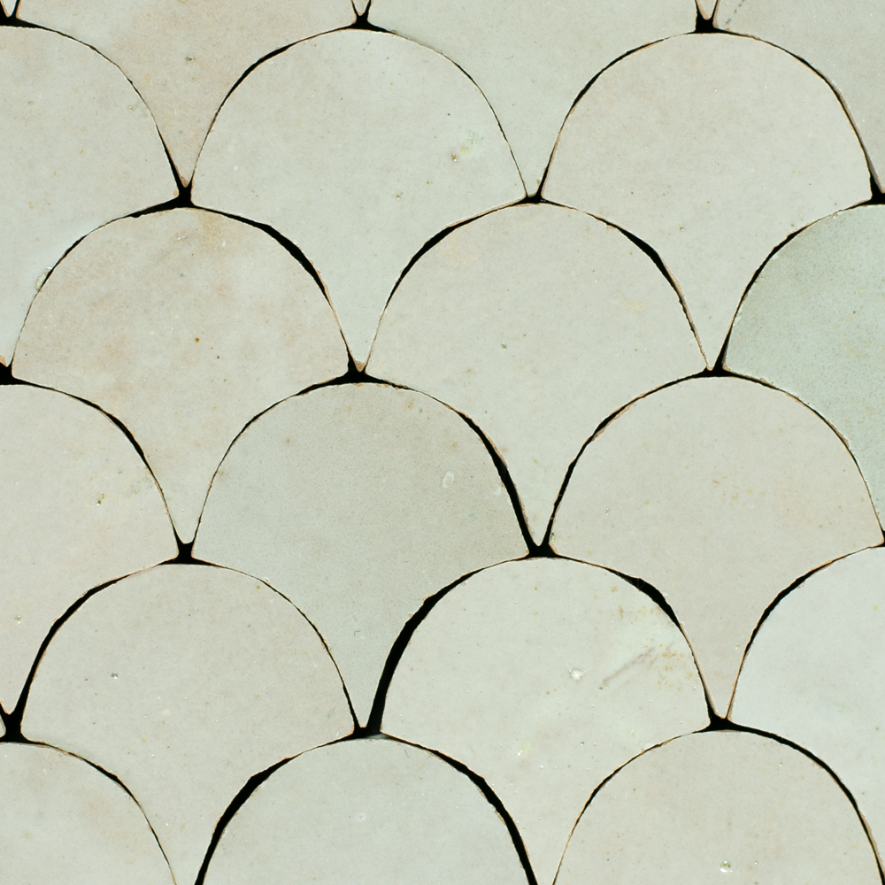 Zellige Ecru Poisson Echelles