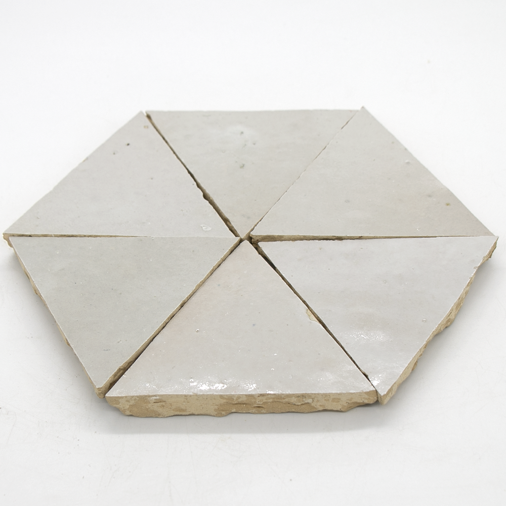 Zellige Ecru Triangle
