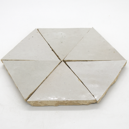 Zellige Ecru Triangle