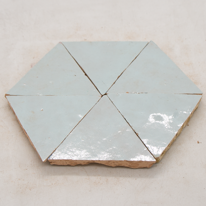 Zellige Glacier Bleu Triangle