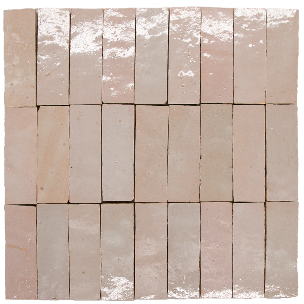 Zellige Gris Rose Kitkat