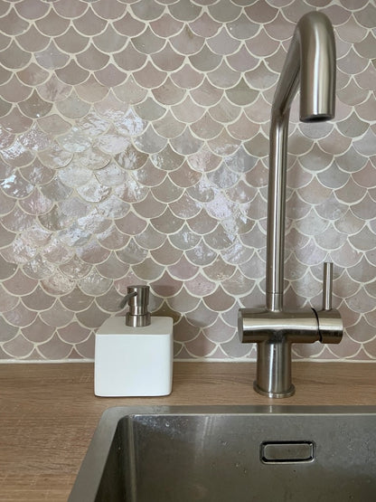 Zellige Gris Rose Poisson Echelles