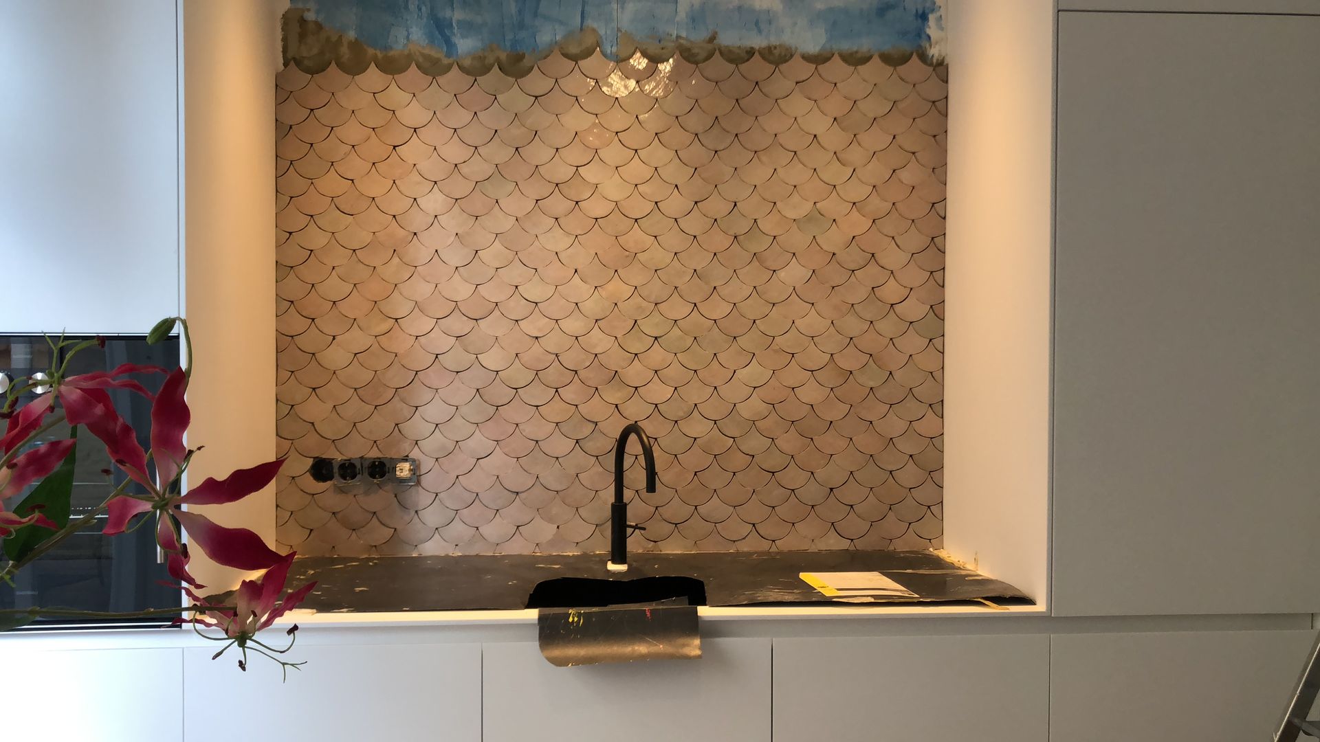 Zellige Gris Rose Poisson Echelles