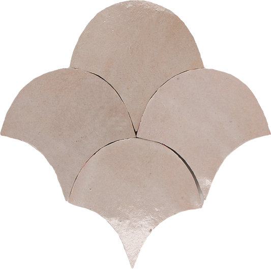 Zellige Gris Rose Poisson Echelles