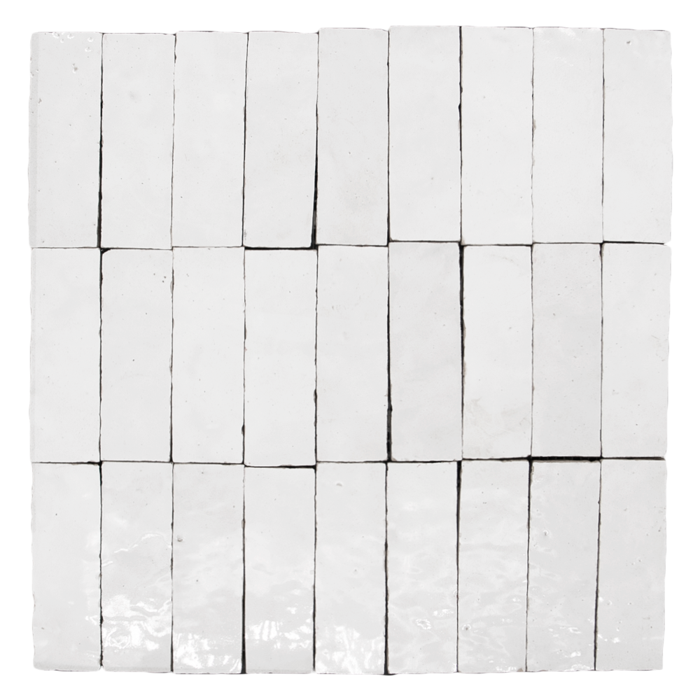 SAM Zellige Neige Blanc KitKat