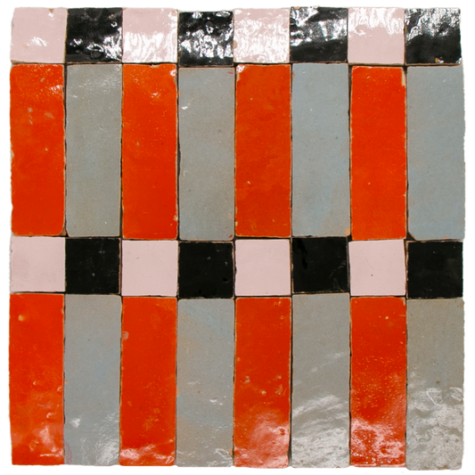 SAM Zellige Metropole Orange Bleu
