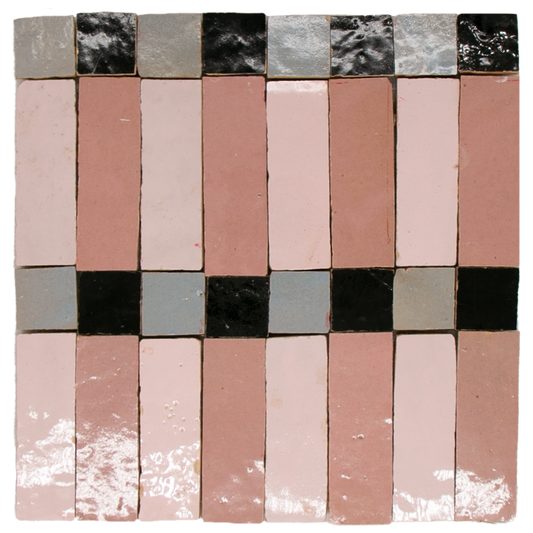 Zellige Metropole Rose Rose