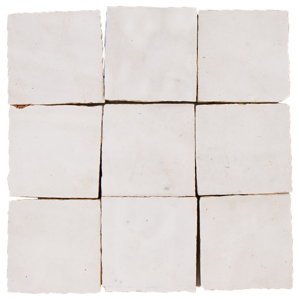 Zellige Neige Blanc