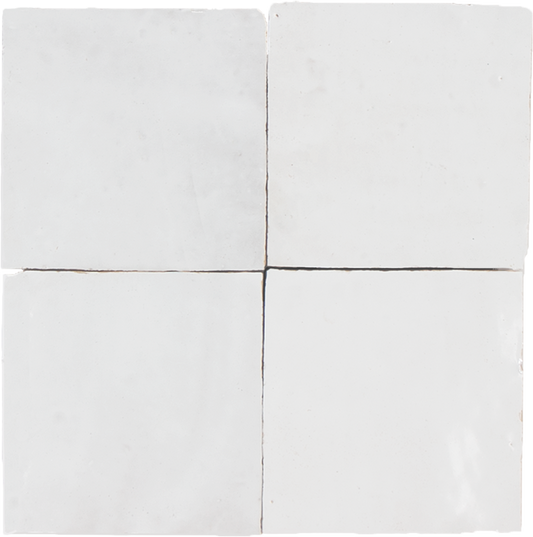 Zellige Neige Blanc