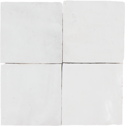 Zellige Neige Blanc