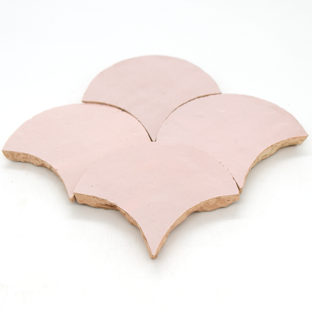 SAM Zellige Pastel Rose Poisson Echelles