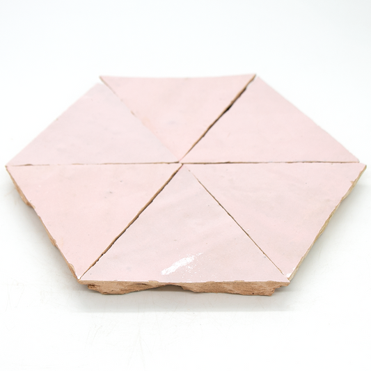 SAM Zellige Pastel Rose Triangle