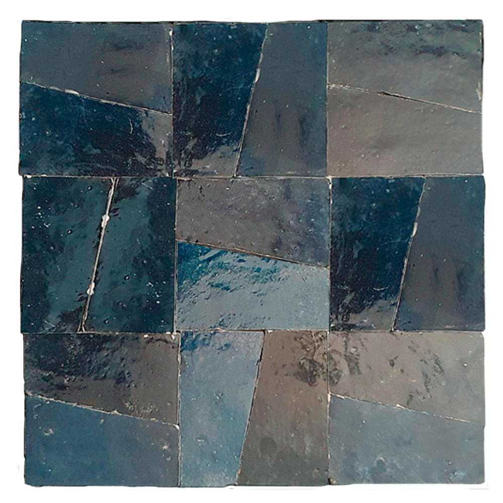 Zellige Bleu Nuit Oblique