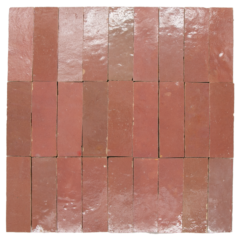 SAM Zellige Rose Rouge KitKat