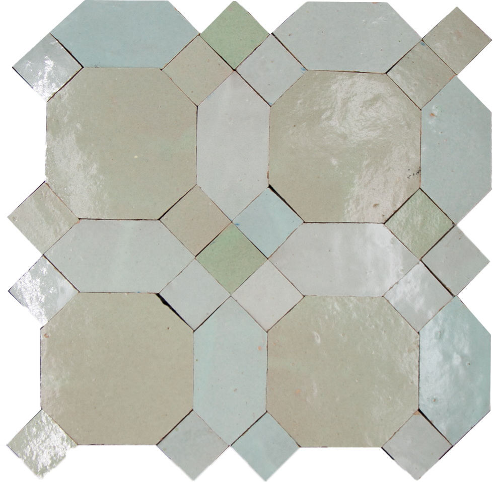 Zellige Vert Clair D'Art