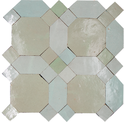 Zellige Vert Clair D'Art