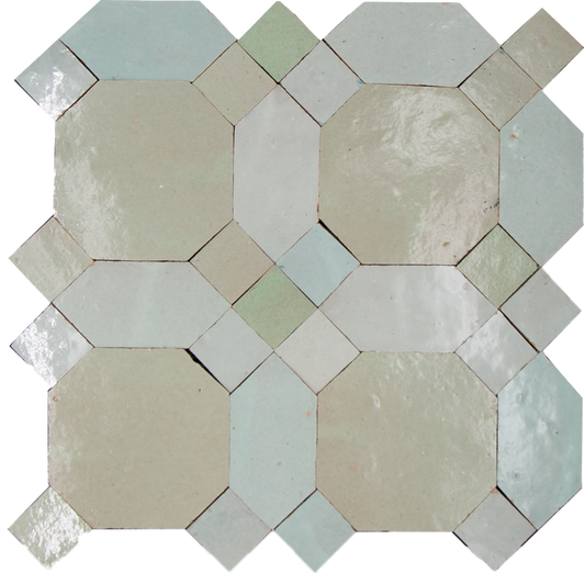 Zellige Vert Clair D'Art