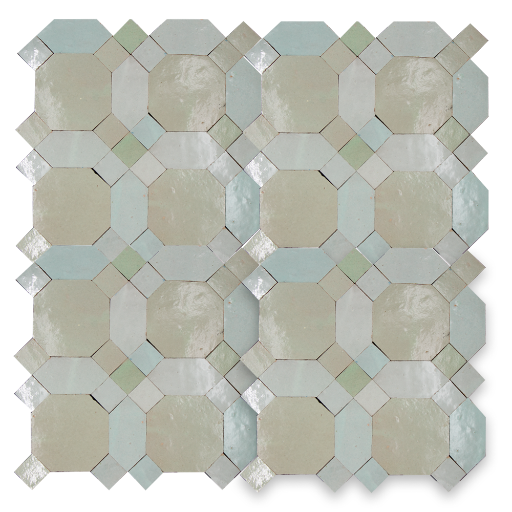 Zellige Vert Clair D'Art