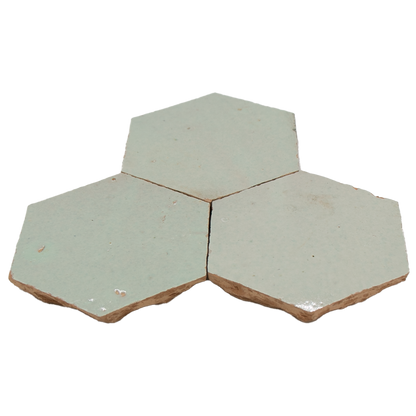 Zellige Vert Clair Hexagone