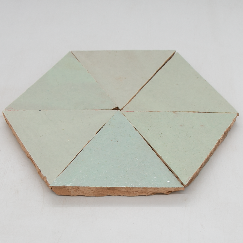 SAM Zellige Vert Clair Triangle