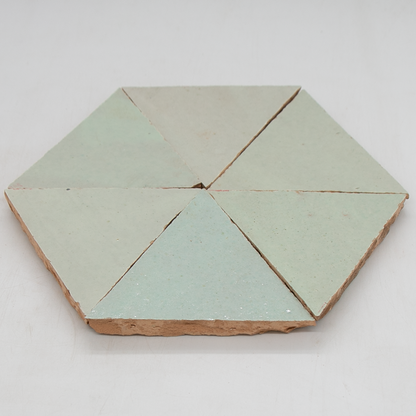 Zellige Vert Clair Triangle