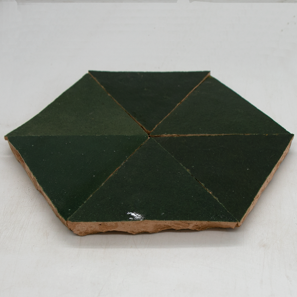 SAM Zellige Vert Mousse Triangle