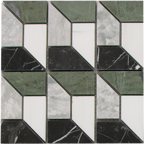 MINI SAM Mosaic 3D Grey Green