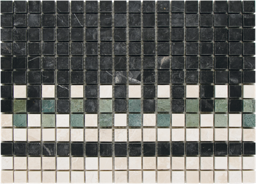 SAM Mosaic Border Block Pattern Bottocino