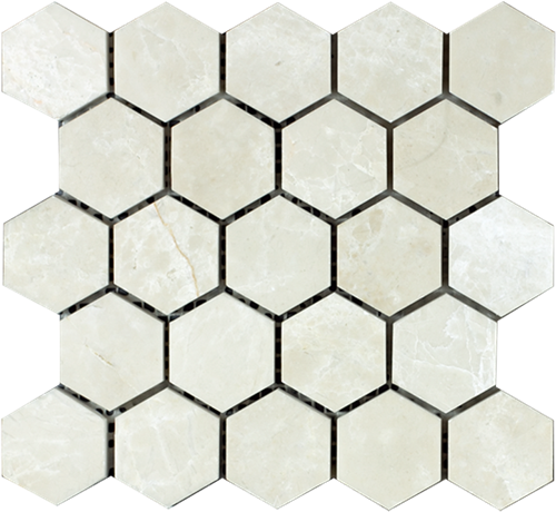 MINI SAM Mosaic Hexagon Plain Bottocino