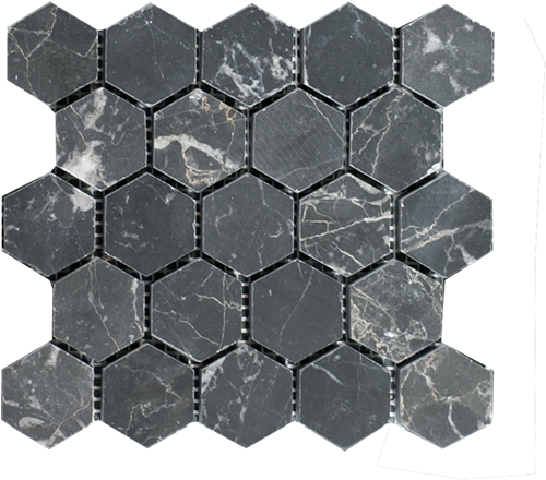 MINI SAM Mosaic Hexagon Plain Toros Black
