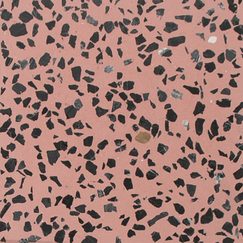 Granito Sweet Pink Black 20 x 20 cm